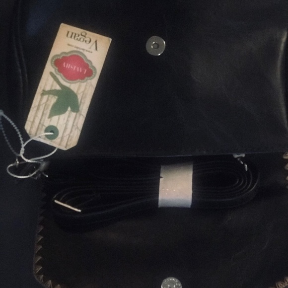 Wristlet Black with skull - Picture 3 of 3